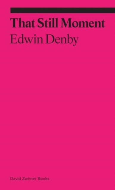 That Still Moment: Poetry and Essays on Dance-9781644231371