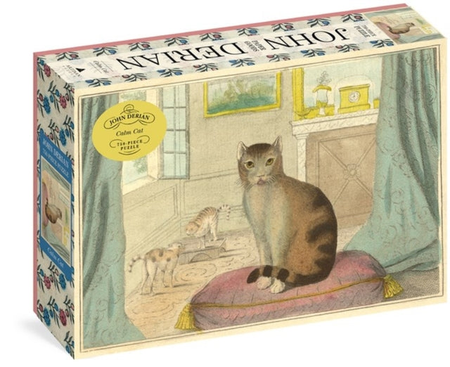 John Derian Paper Goods: Calm Cat 750-Piece Puzzle-9781648290190