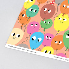Load image into Gallery viewer, Balloons Gift Wrap
