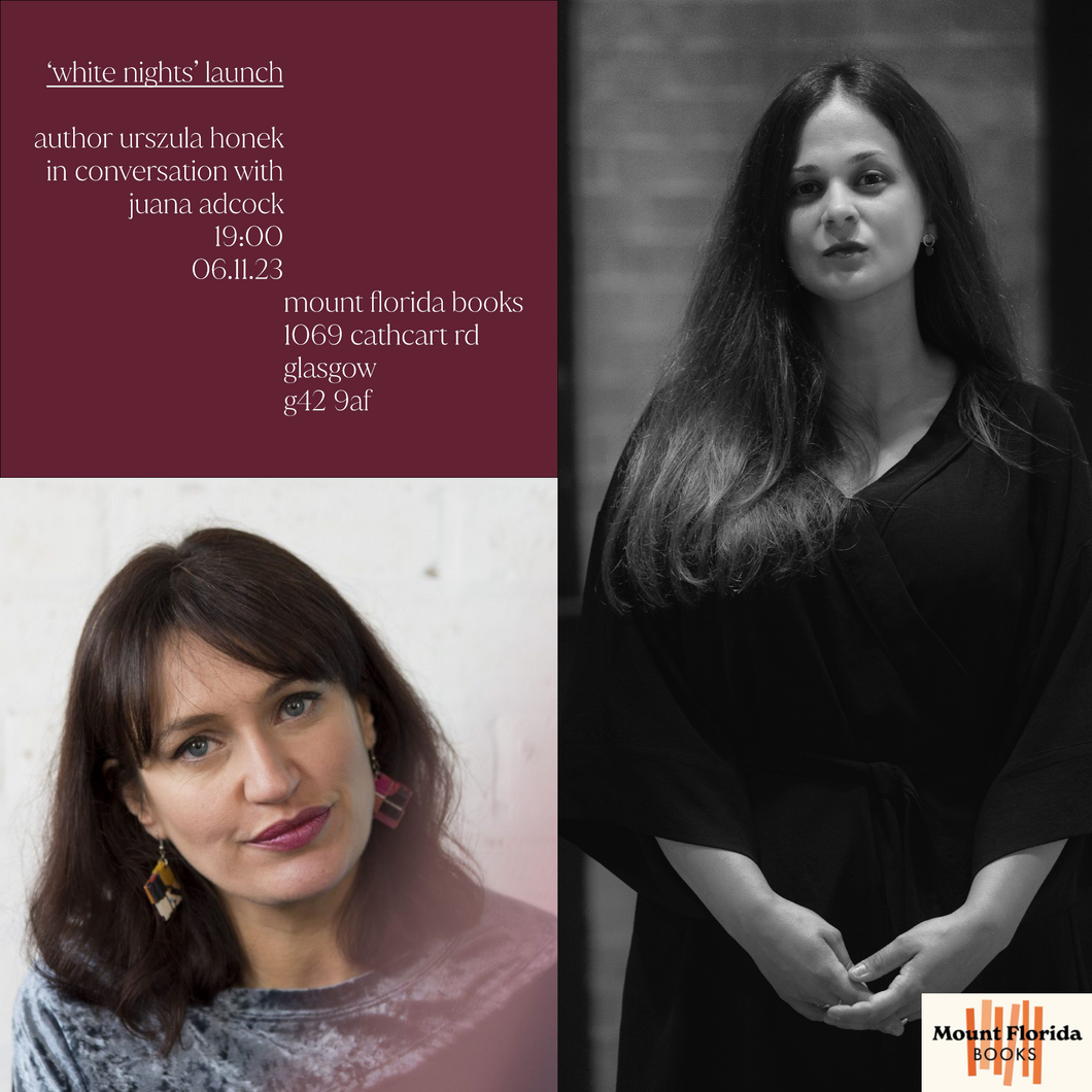 White Nights with Urszula Honek and Juana Adcock | Event Tickets | 6th November at 7pm