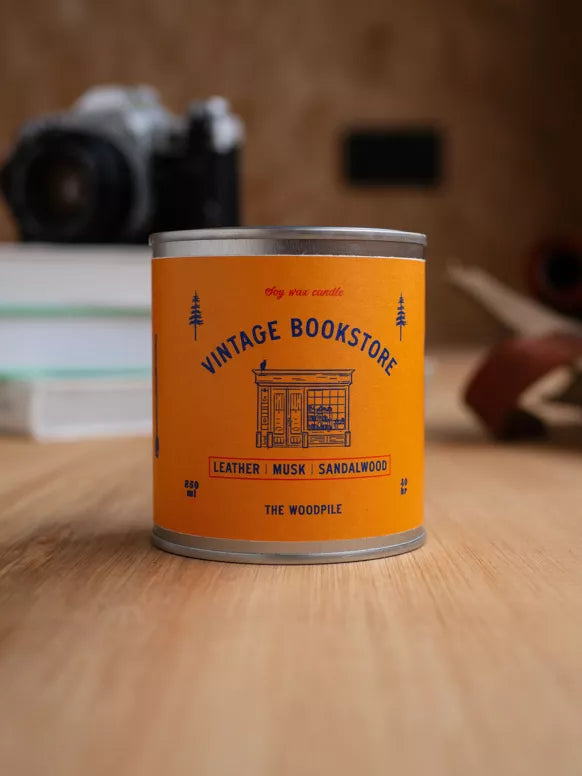 Vintage Bookstore Candle