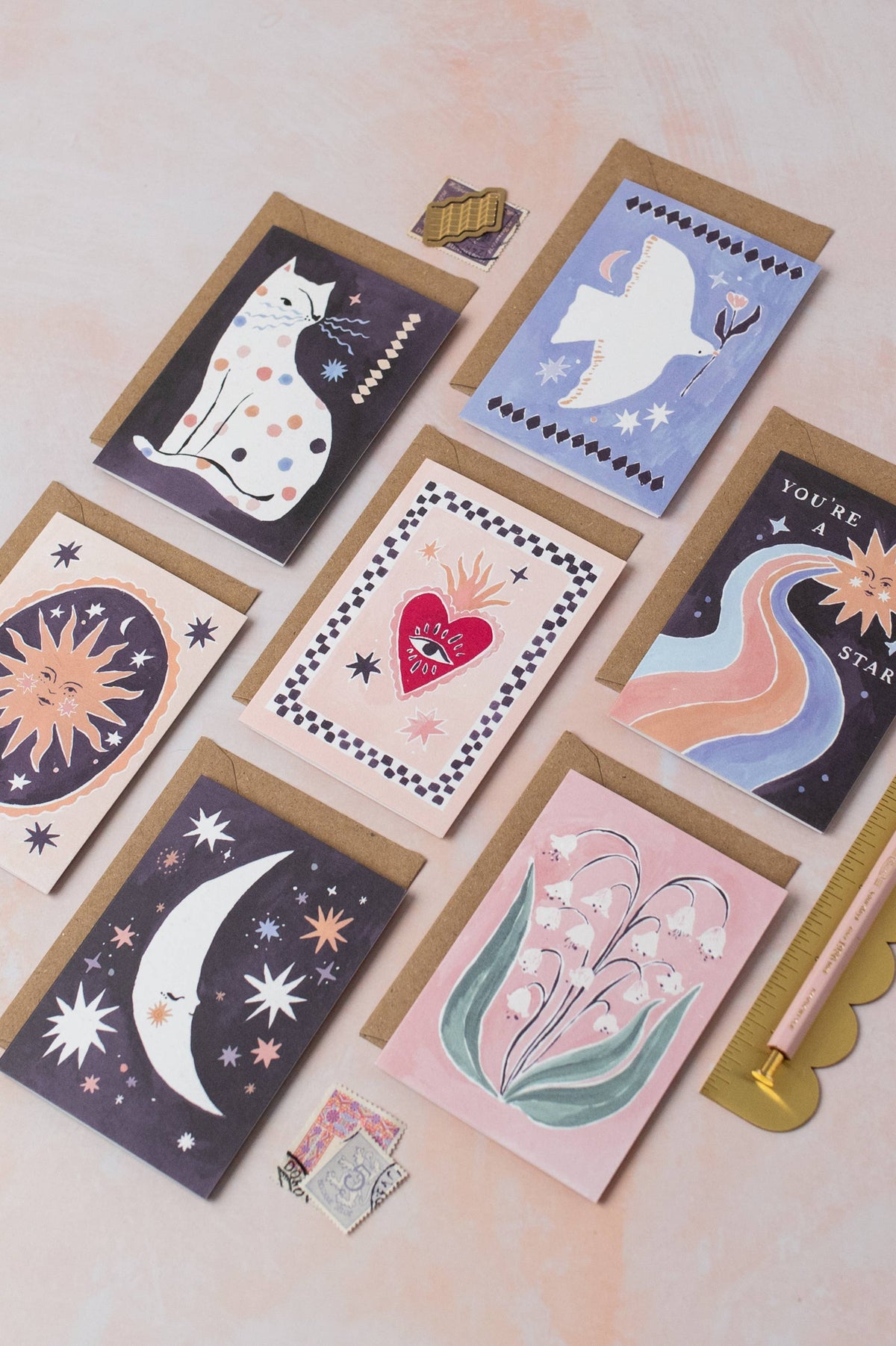 Dove Mini Cards