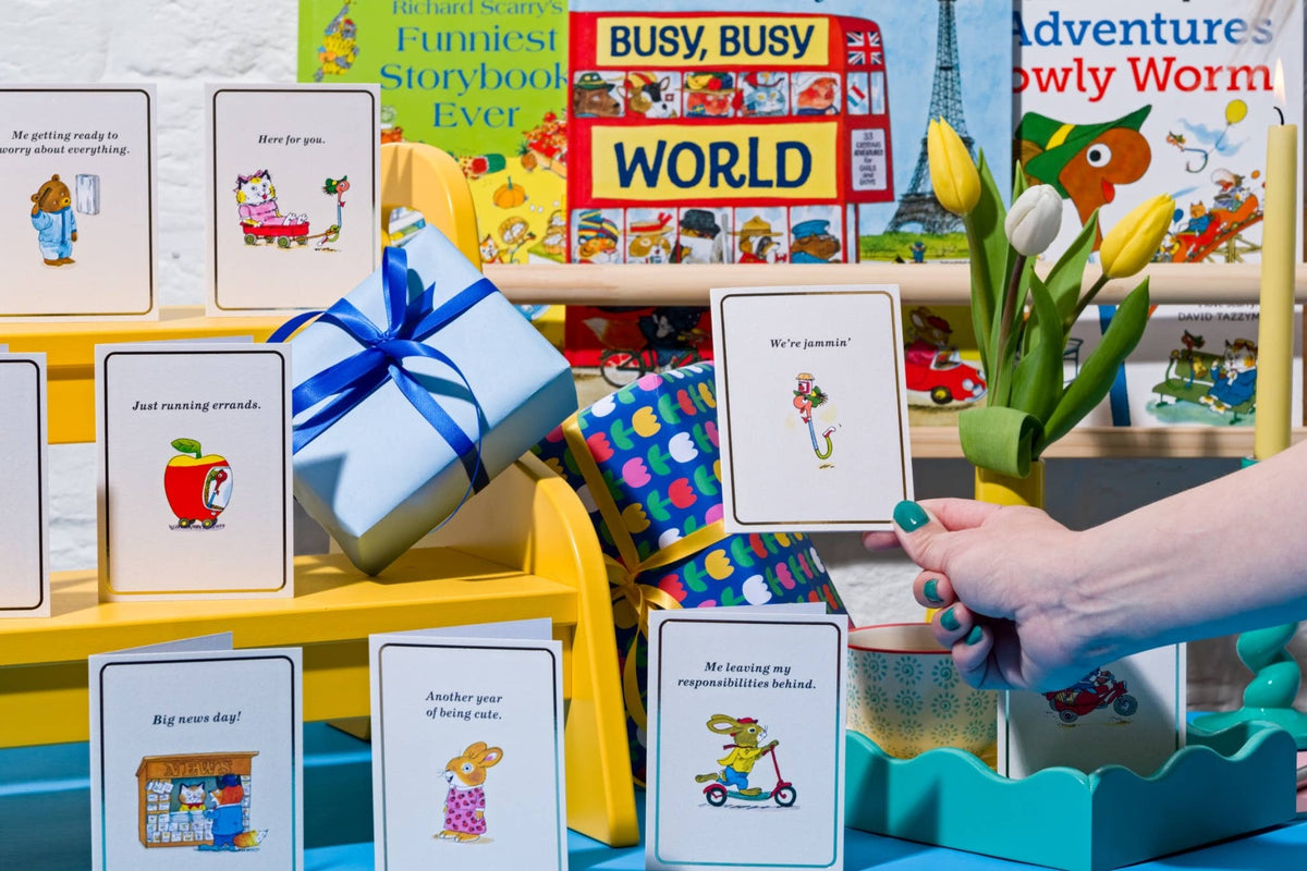 Being Cute Mini Card by Richard Scarry
