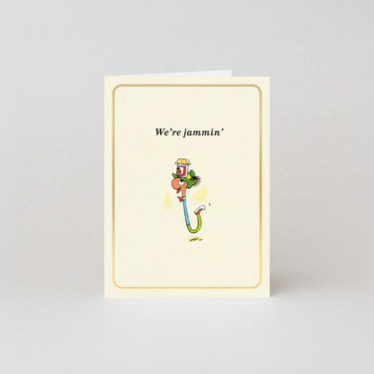 We're Jammin' Mini Card by Richard Scarry