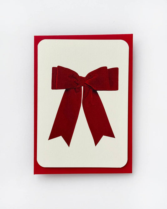 Valentines Red Velvet Bow