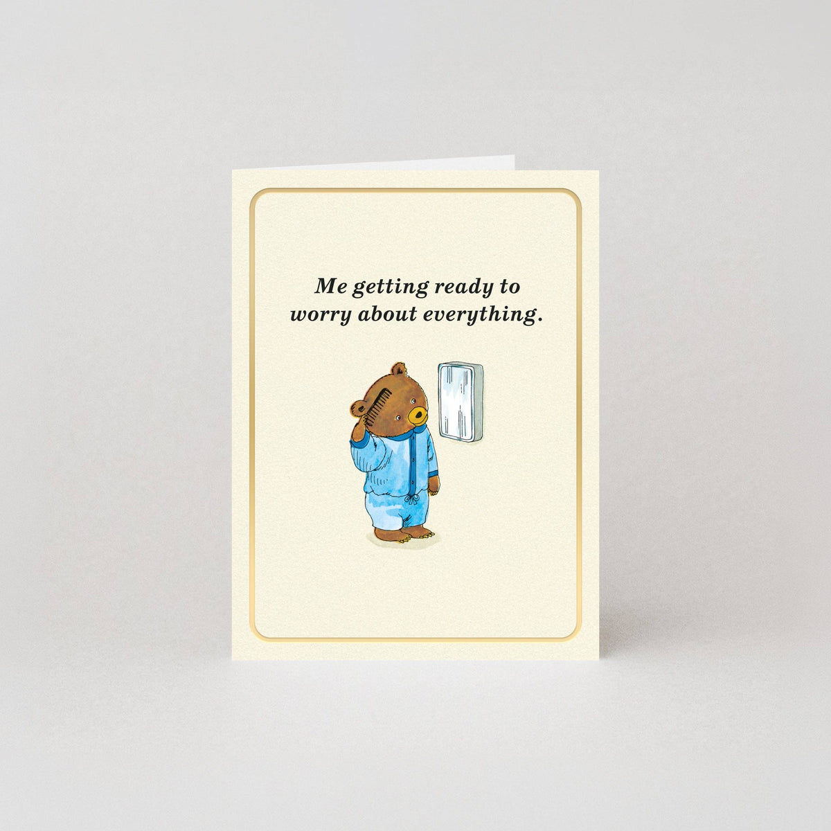 Worry Mini Card by Richard Scarry