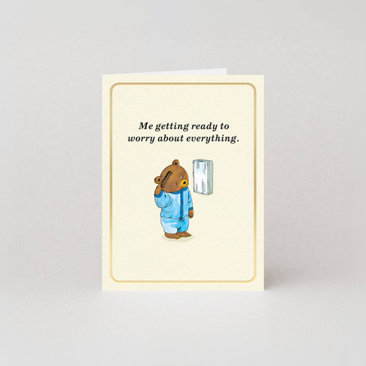 Worry Mini Card by Richard Scarry