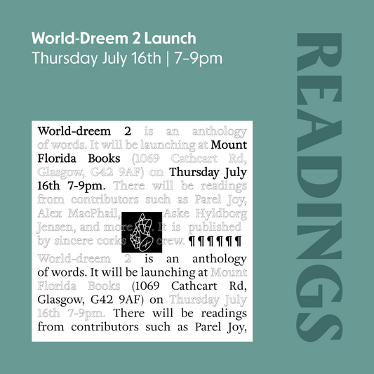 World-dreem 2 Issue Launch | 16th July 7-9pm
