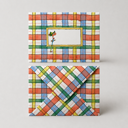 Keep Calm and Party On Greetings Card by Richard Scarry