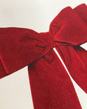 Load image into Gallery viewer, Valentines Red Velvet Bow
