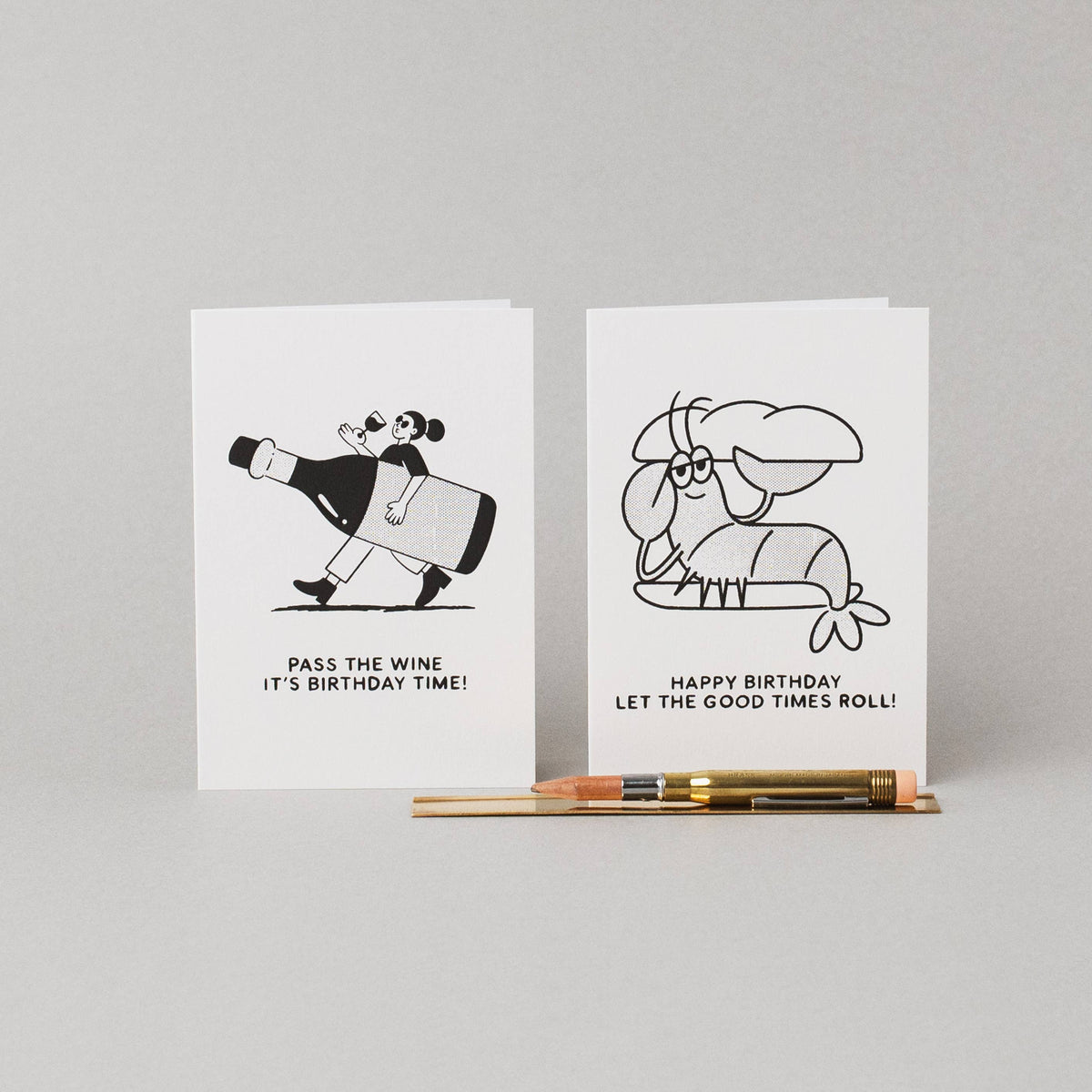 Pass the Wine Birthday Card