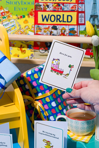 Being Cute Mini Card by Richard Scarry