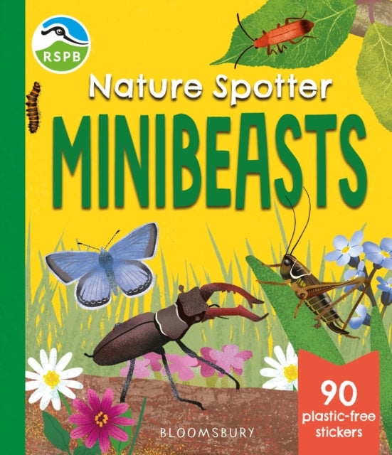 RSPB Nature Spotter: Minibeasts : A pocket sticker guidebook to over 60 bugs, beetles and more!-9781526698445