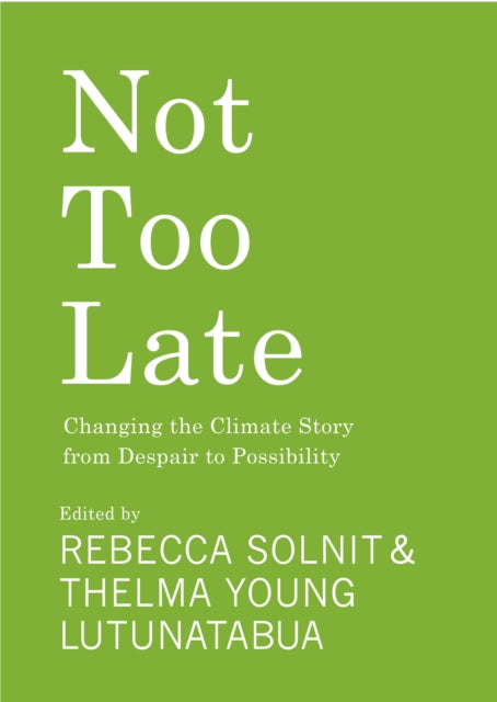 Not Too Late : Changing the Climate Story from Despair to Possibility-9781642598971