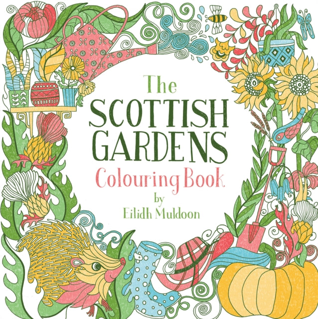 The Scottish Gardens Colouring Book-9781780278520
