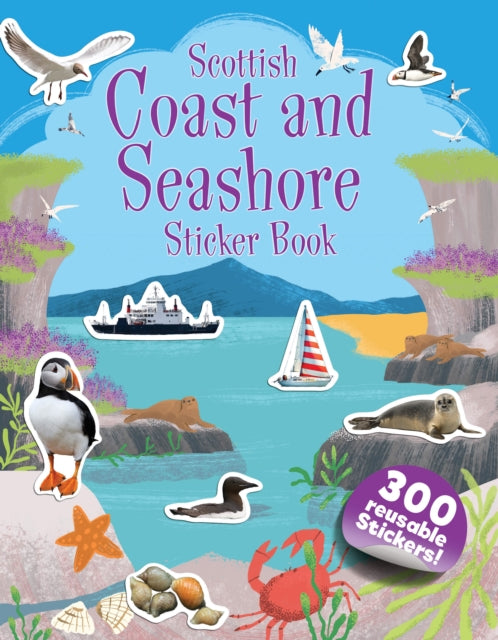 Scottish Coast and Seashore Sticker Book-9781780279459