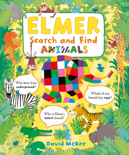 Elmer Search and Find Animals-9781839133725
