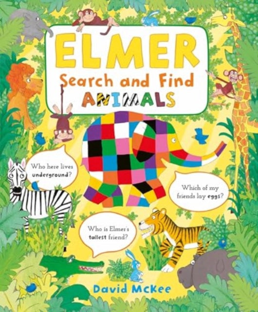 Elmer Search and Find Animals-9781839133725