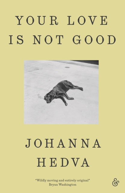 Your Love Is Not Good paperback-9781916751224