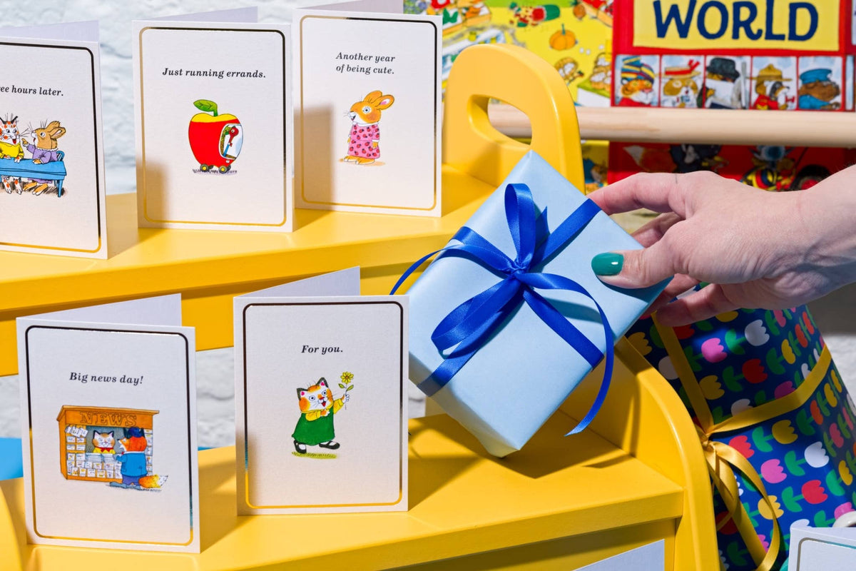 Big News Day Mini Card by Richard Scarry