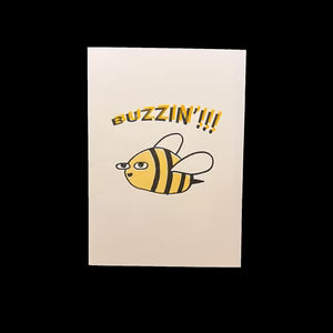 Buzzin' Greetings Card