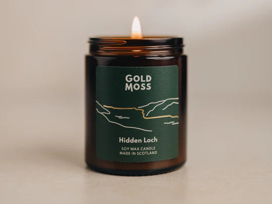 Gold Moss Candles - Scottish Collection