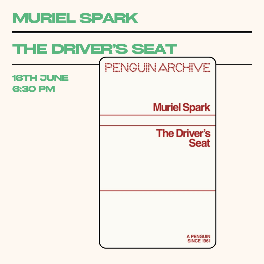 Book Group 27th August @ 6:30pm | The Driver's Seat