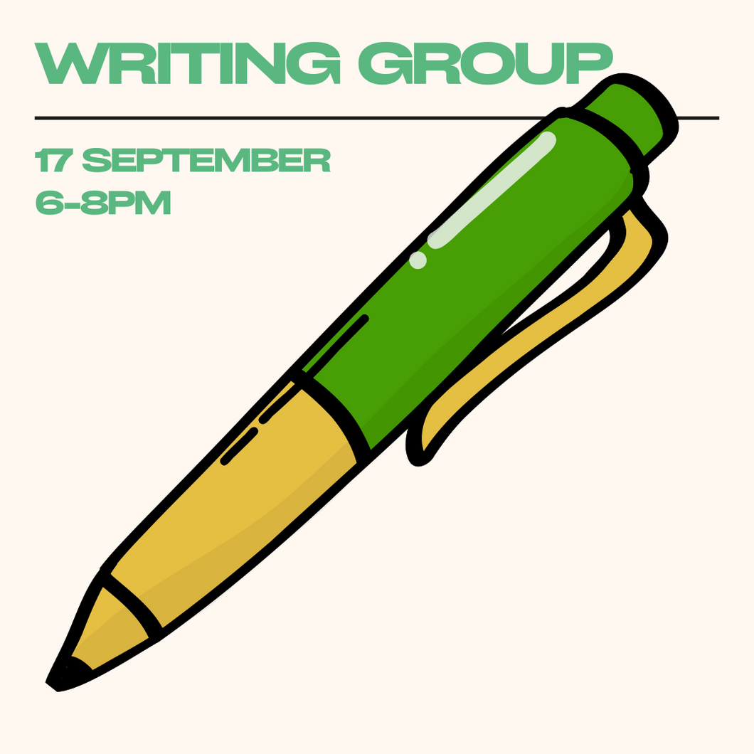 Writing Group | 17th September 6-8pm