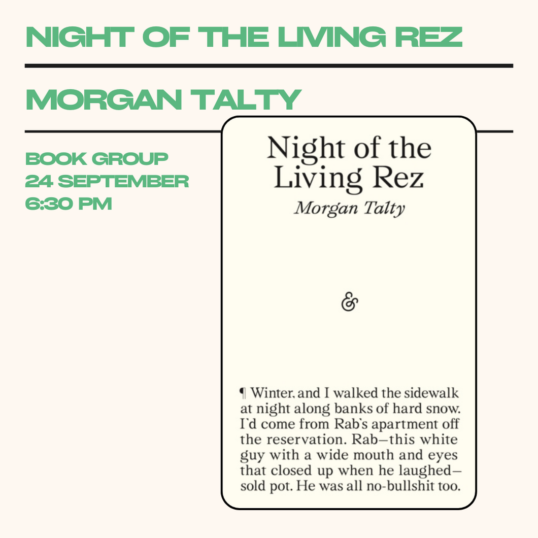 Book Group 24th September @ 6:30pm | Night of the Living Rez