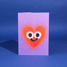 Load image into Gallery viewer, Heart Greetings Card by Jon Burgerman
