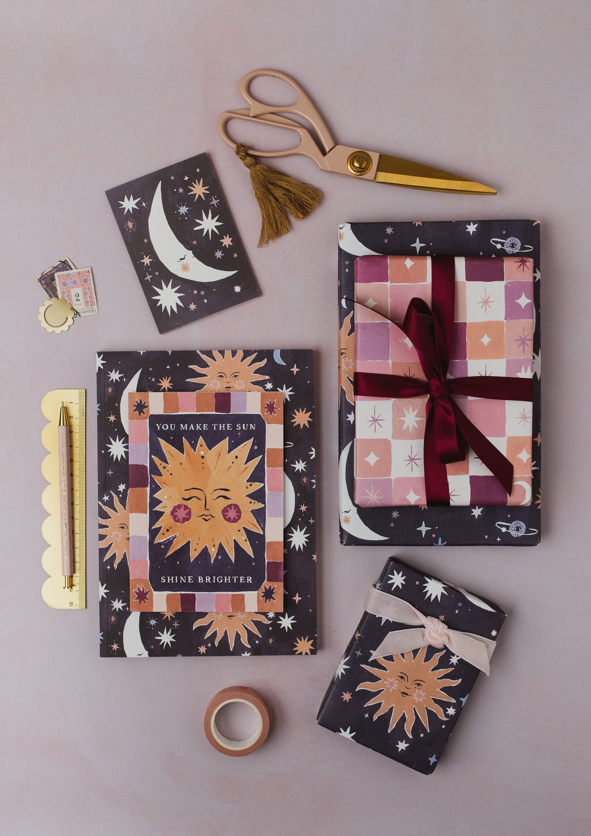 Sleeping Moon Mini Cards