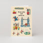 Keep Calm and Party On Greetings Card by Richard Scarry