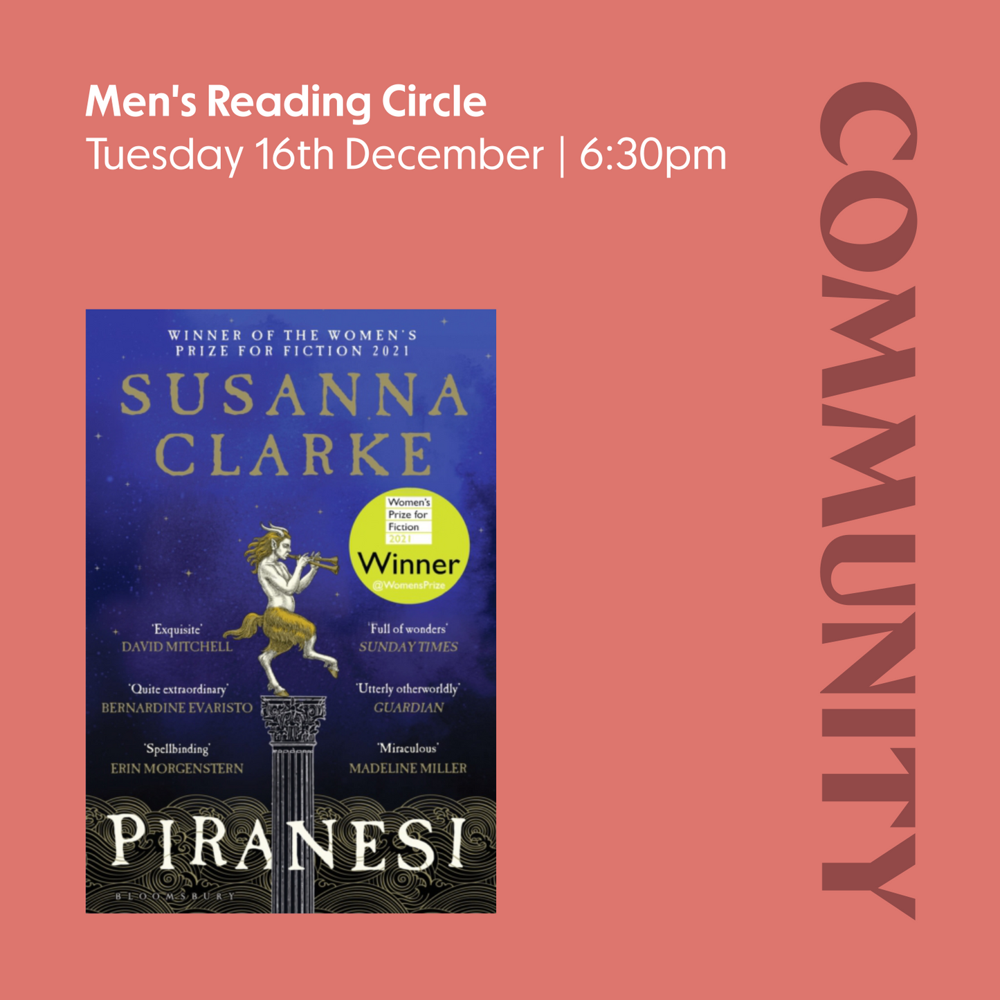 Men's Reading Circle | 16th June | 6:30 pm