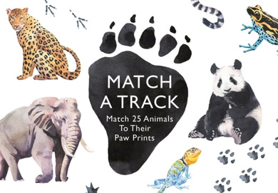Match a Track : Match 25 Animals to Their Paw Prints-9781780679648